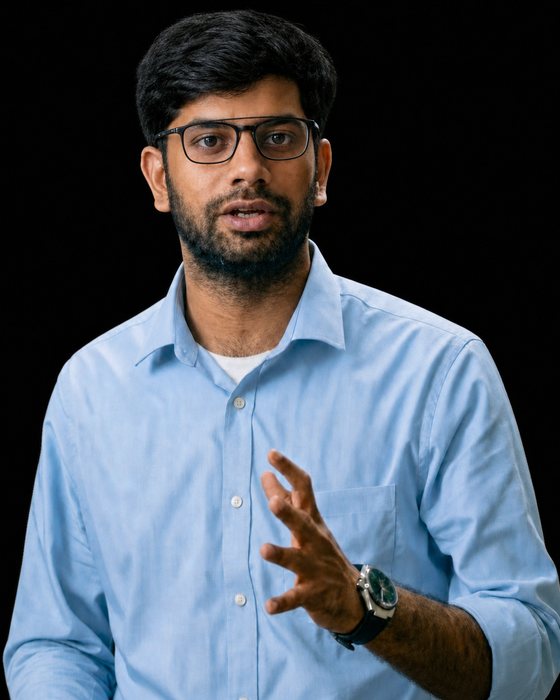Mr. Rahul Alwardas speaking, Executive Director, Alwardas Group