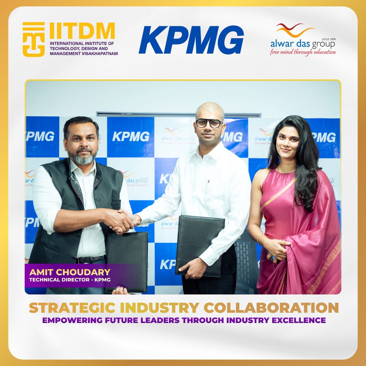 Strategic industry collaboration -- IITDM Vizag and KPMG, empowering future leaders through industry excellence